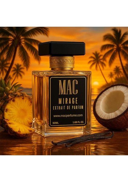 Machuu | Mırage Erkek Parfüm 50 ml | Ferah – Odunsu | Extrait De Parfum