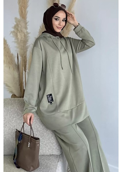 Kapüşonlu Tunik Pantolon Tesettür Ikili Takım P-00019332 fiyatları