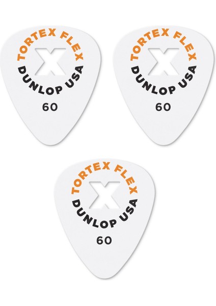 428X0.60 Gitar Pena 3 Adet (0.60 Mm) Tortex Flex x