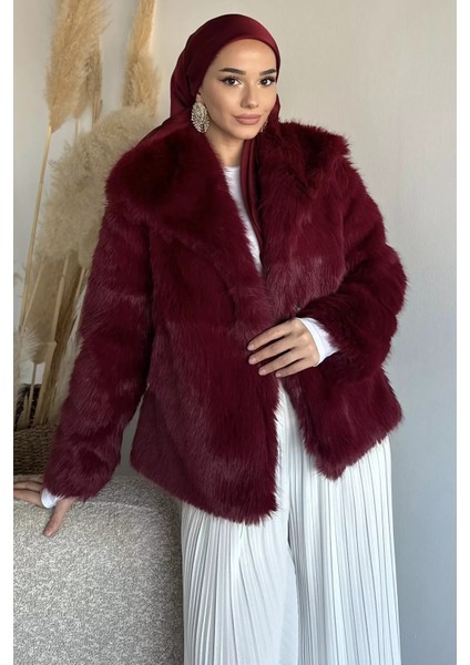 Iç Astarlı Çift Cepli Kürklü Tesettür Mont P-00019456 fiyatları