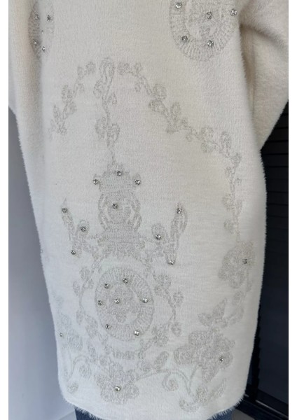 Ön Gold Fermuarlı Kapüşonlu Çift Cepli Tesettür Triko Ceket P-00019299 fırsatları