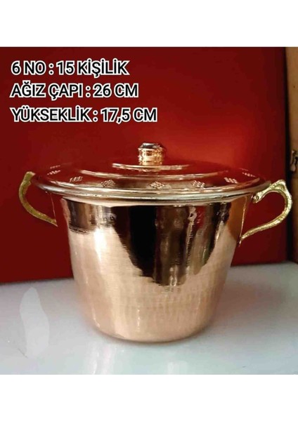 SİİRT PERDE PİLAV TENCERESİ BAKIR