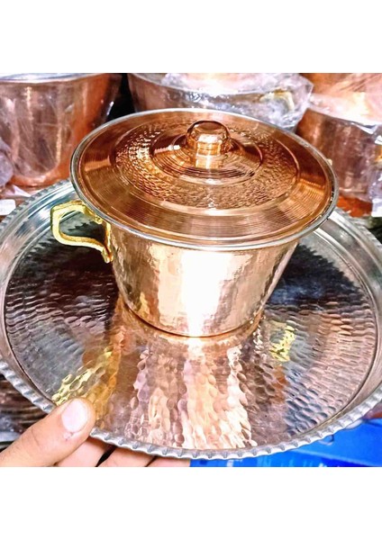 SİİRT PERDE PİLAV TENCERESİ BAKIR fırsatları