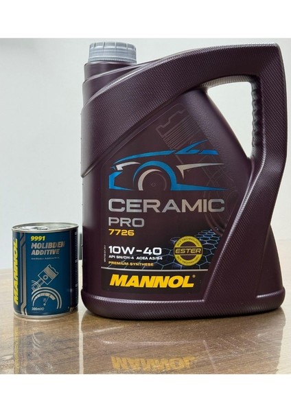 Yüksek Performanslı 2025 Üretimli 10W40 Energy 7726 Motor Yağı 5l ve Molibden Additive Itici Ses Giderici Katkısı