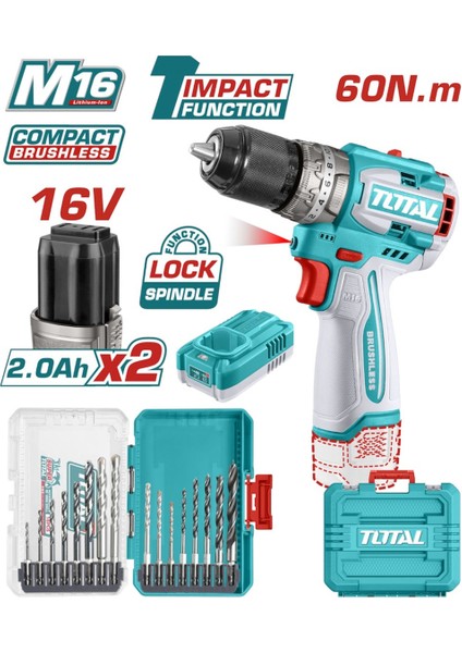 Avantaj Set Darbeli Matkap ve Uç Seti 16V -TOSLI241199E