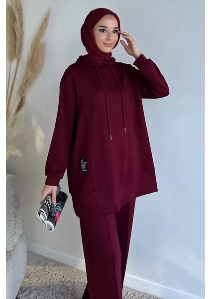 Kapüşonlu Tunik Pantolon Tesettür Ikili Takım P-00019332 fiyatları