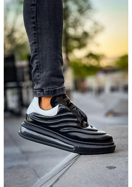 CH299 - Grt Sollıevo Erkek Ayakkabı Sıyah/beyaz modelleri