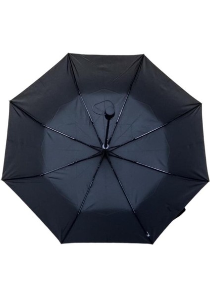 Yarım Otomatik Erkek Şemsiye Çanta Boy 8 Telli Siyah modelleri