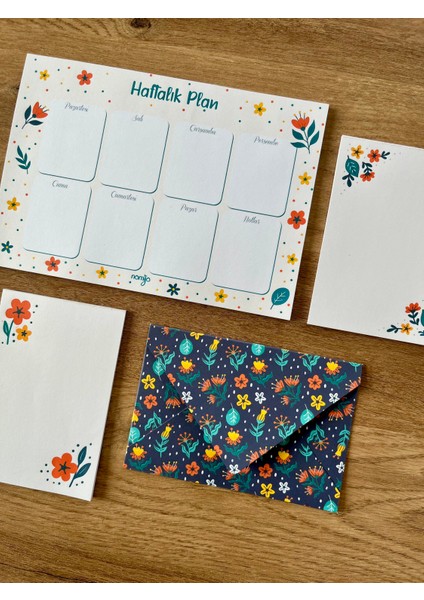 Planlayıcı Set Desenli 50 Yp. + Zarf fiyatları