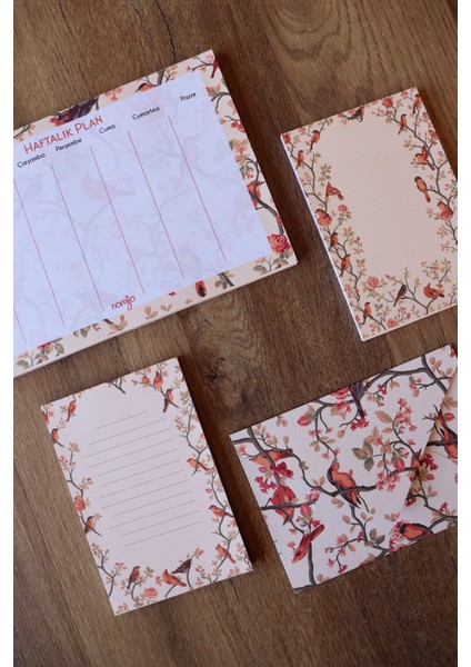 Planlayıcı Set Desenli 50 Yp. + Zarf fiyatları