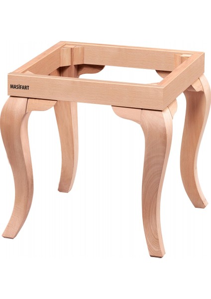 South 40 Lık Rustik Puf Cilasız Ham