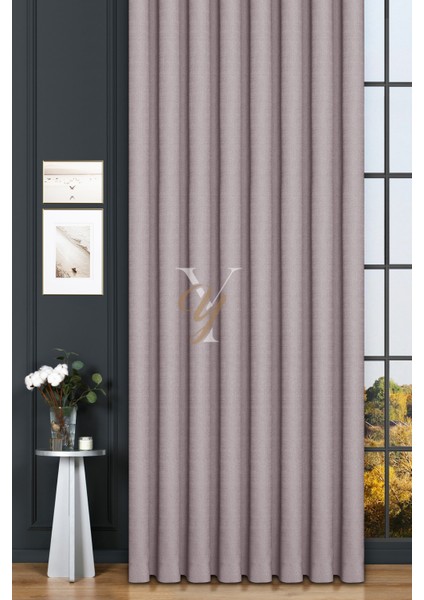 Keten Fon Perde V-4027 Küllü Gri fiyatları