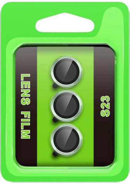 Samsung Galaxy S23 Raze Metal Kamera Lens - YEŞIL-(5796) - BI001V-4YWKY5