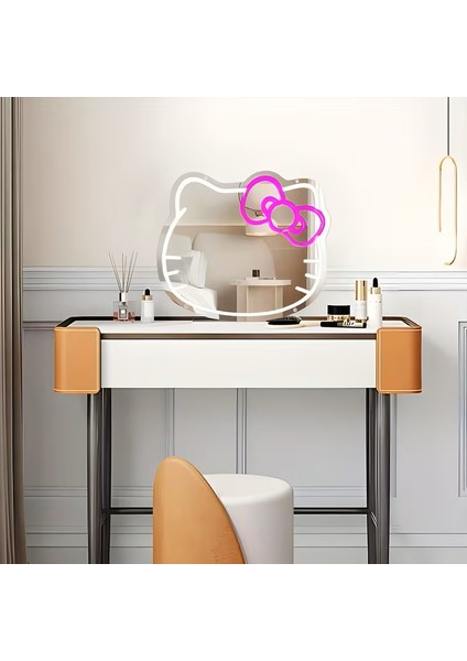 Ktty Kedi Desen Neon Işıklı Dekoratif Ayna indirimleri