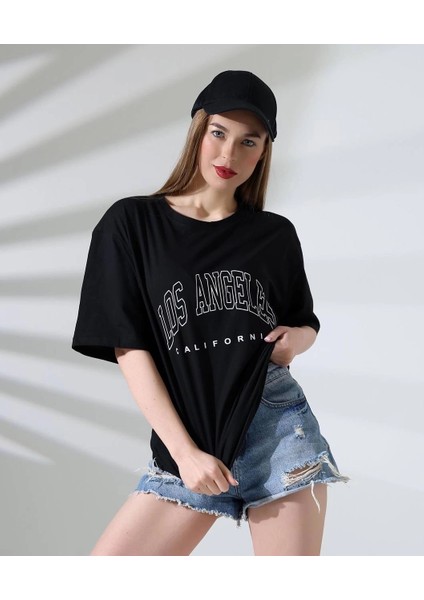 Angeles Baskılı Tişört