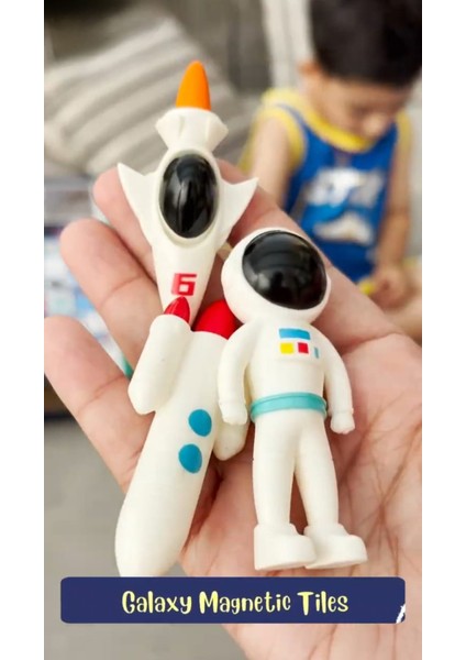 Manyetik LEGO Seti 39 Parça – Polis Uzay Serisi Magnetic Tiles – 3+ Yaş Eğitici Oyuncak fırsatları