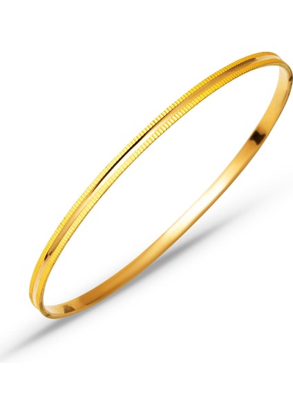 Oluklu 22 Ayar Altın Bilezik 8 Gr.