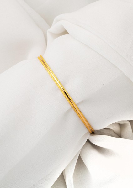 Oluklu 22 Ayar Altın Bilezik 8 Gr. modelleri