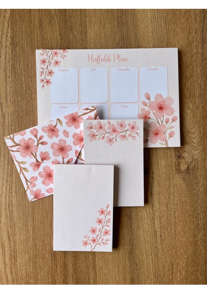 Planlayıcı Set Desenli 50 Yp. + Zarf modelleri