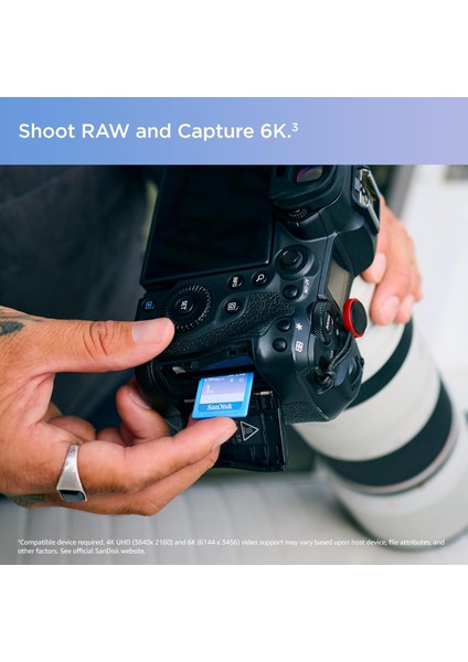 Creator Sd-Uhs-Ii Hafıza Kartı 128 GB (Dslr ve Aynasız Kameralar, 6k Video, V60, Uhs-Ii, 280 modelleri