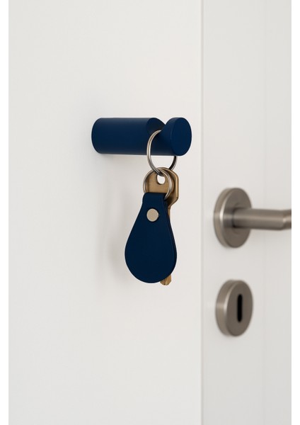 Lacivert - İskandinav Stili Ahşap Askı fırsatları