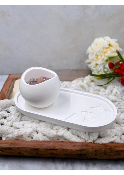 Dekoratif Sunumluk %100 Doğal Soya Mum Seti Özel Tasarım Kaplar ve Kabartmalı Sunumluk | Ev Dekorasyonu, Hediyelik ve Aromaterapi Için Zarif Seçenek modelleri