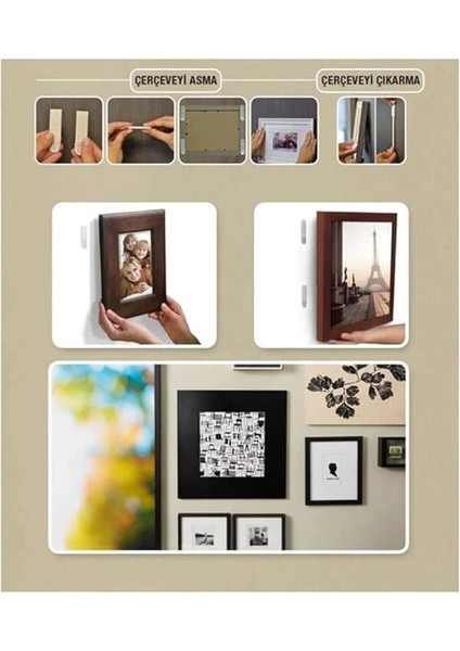 17202 Cırt Cırt Bant, Küçük Boy, Iz Bırakmaz, Güçlü Yapıştırıcı