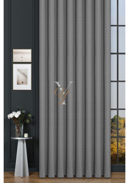 Keten Fon Perde V-4016 Silver fiyatları