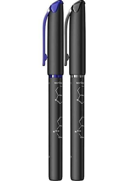 Scrıkss Offıce Dna 0.5 mm Jel Kalem Mavi & Siyah 2'li Blister, 0.5 mm 2li Paket modelleri