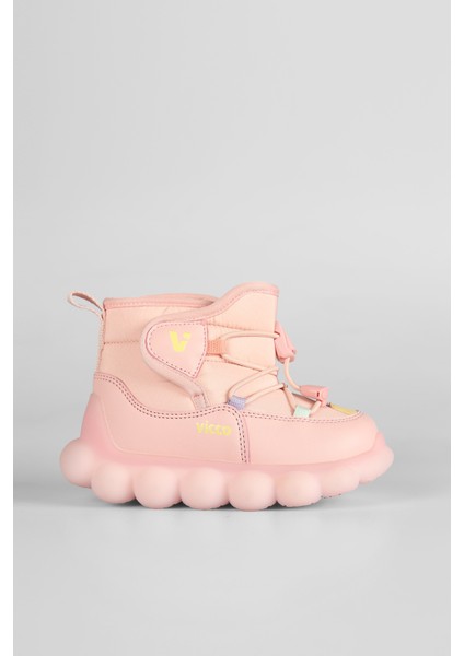 Tatu Içi Kürklü Full Taban Işıklı Ortopedik Hafif Kız Çocuk Kar Botu