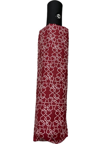 Tam Otomatik Kırmızı Desenli Taşınabilir Şemsiye 7110A modelleri