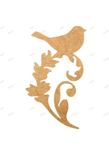 10'lu Paket Ahşap Duvar Dekoru - ST_0070 - 5 x 8 cm