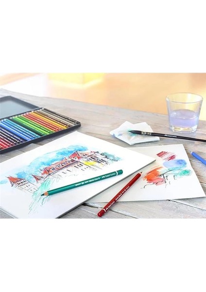 Faber-Castell Polychromos Boya Kalemi, 12 Renk, Yüksek Pigmentli, Solmaya Dayanıklı, Profesyonel fırsatları