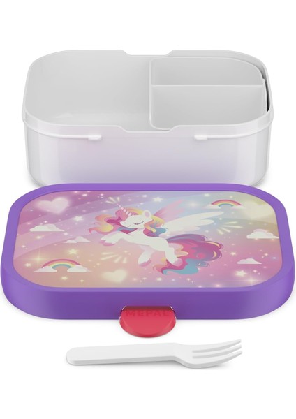 - Campus Yemek Kutusu, Bento Beslenme Kutusu, Çocuklar Için, Bento Bölmeli ve Çatallı, Yemek H fiyatları