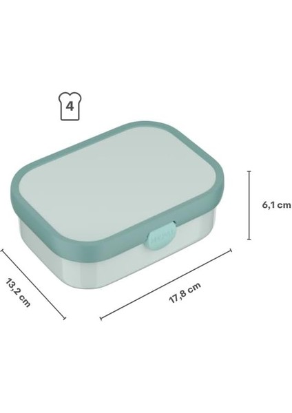 - Campus Yemek Kutusu, Bento Beslenme Kutusu, Çocuklar Için, Bento Bölmeli ve Çatallı, Yemek H fırsatları