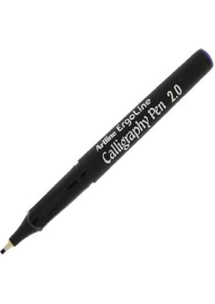 Ergoline Calligraphy Pen 2.0 Kaligrafi Kalemi, 2.0 Mm, Siyah
