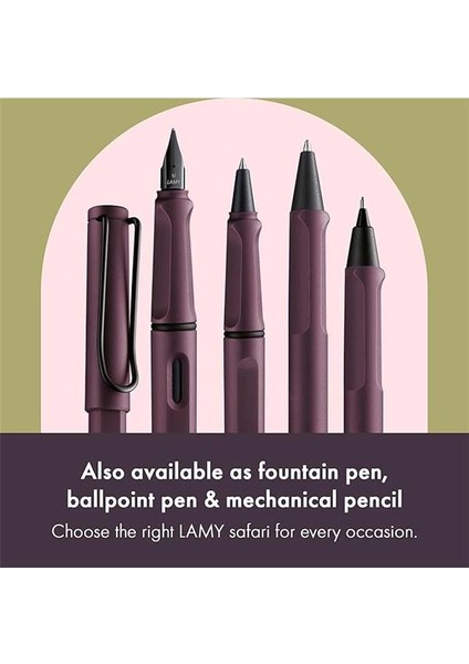 Safarı Roller Kalem Metal Klıps Scarlet