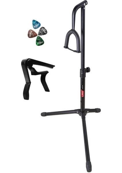 GTR-01C Gitar Standı Sehpası + Capo + Pena Paketi fiyatları