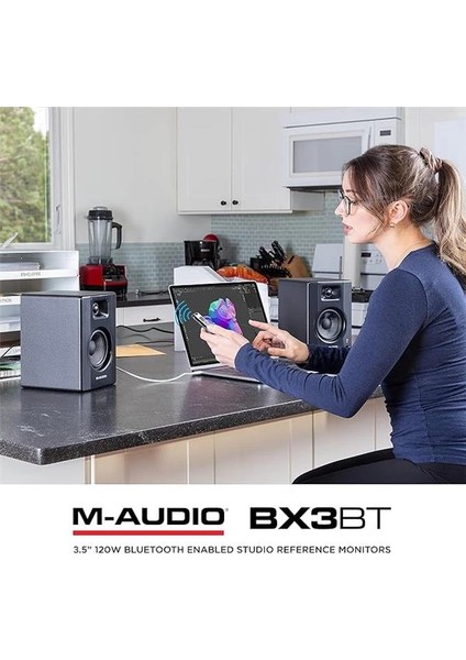 M-Audio Bx3 Bt, 3.5" 120W Bluetooth Stüdyo Hoparlörleri fiyatları