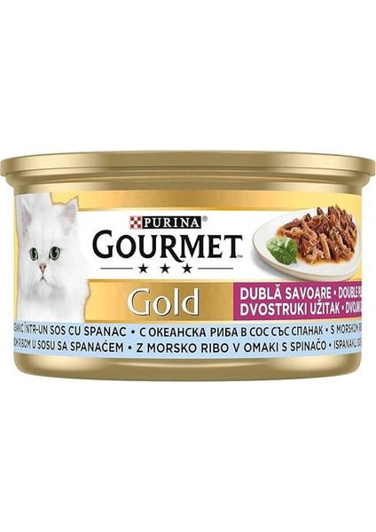 Gold Çifte Lezzet Okyanus Balığı & Sebzeli Yaş Kedi Maması (24 x 85 Gr) fiyatları