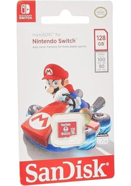 Microsdhc Uhsi Card For Nintendo Switch 128GB, 100MB/S Read; 90MB/S Write modelleri