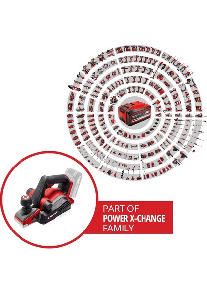 Professional Akülü El Planyası Tp-Pl 18/3 Li Bl - Solo Power X-Change (18 V, Kömürsüz, 82 mm fiyatları