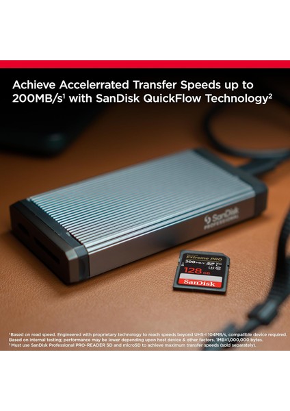 Extreme Pro Sdxc Uhs-I Hafıza Kartı, 128 Gb, 200 Mb/sn Aktarım Hızı, U3: Uhs Speed Sınıf, V3 fiyatları