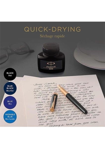 Quink Dolma Kalem Şişe Mürekkebi, 57 Ml, Mavi 2li Paket modelleri