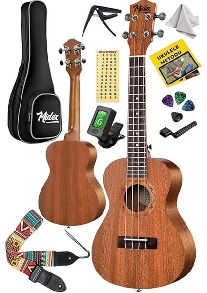 CT-24MC Set Concert Ukulele (Case Metod Askı Tuner Pena) fiyatları