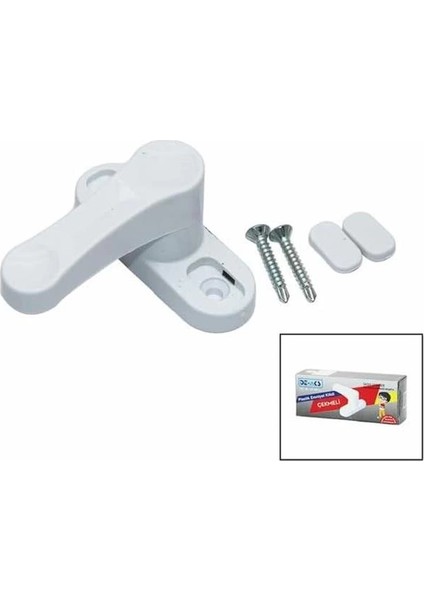 ® 5 Adet Kapı Pencere Hırsız Çocuk Emniyet Kilidi Güvenlik Mandalı Pvc Çekmeli 360 Derece modelleri