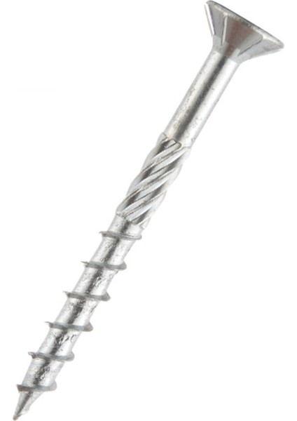 Tsc Plywood Vidası 6X60 | Yivli Çift Dişli Konik Baş | 1000'LI Paket