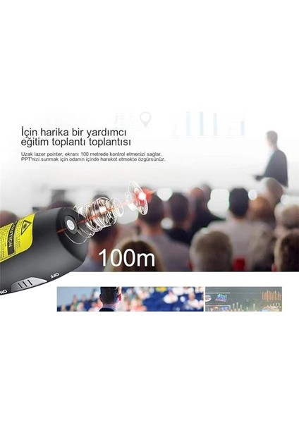 Sunum Kumandası Wireless Presenter Laser Pointer