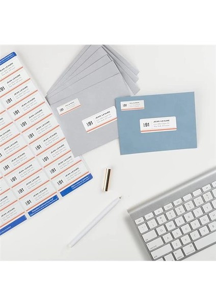 Emin Beslemeli Kolay Soyulabilir Yazdırılabilir Adres Etiketleri, 1" x 2-5/8", Beyaz, 3.000 fiyatları