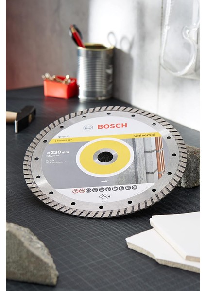 , Standard Seri Genel Yapı Malzemeleri Için Turbo Segmanlı Elmas Kesme Diski, Bosch - 260860239 indirimleri